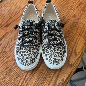 Sperry animal print shoes